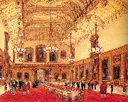 Nash, Joseph The Waterloo Chamber, Windsor Castle china oil painting reproduction